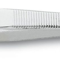 3 Claveles 12244 Tweezers Tweezers, Slanted, Wide Tip 8 cm Gold
