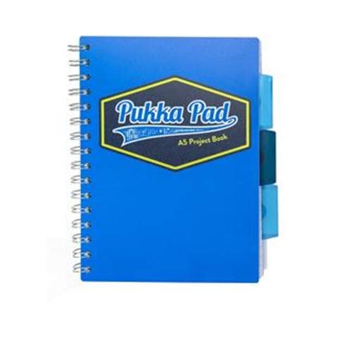 Pukka Pads 8612-VIS A5 Vision Project Book - Blue (Pack of 3)