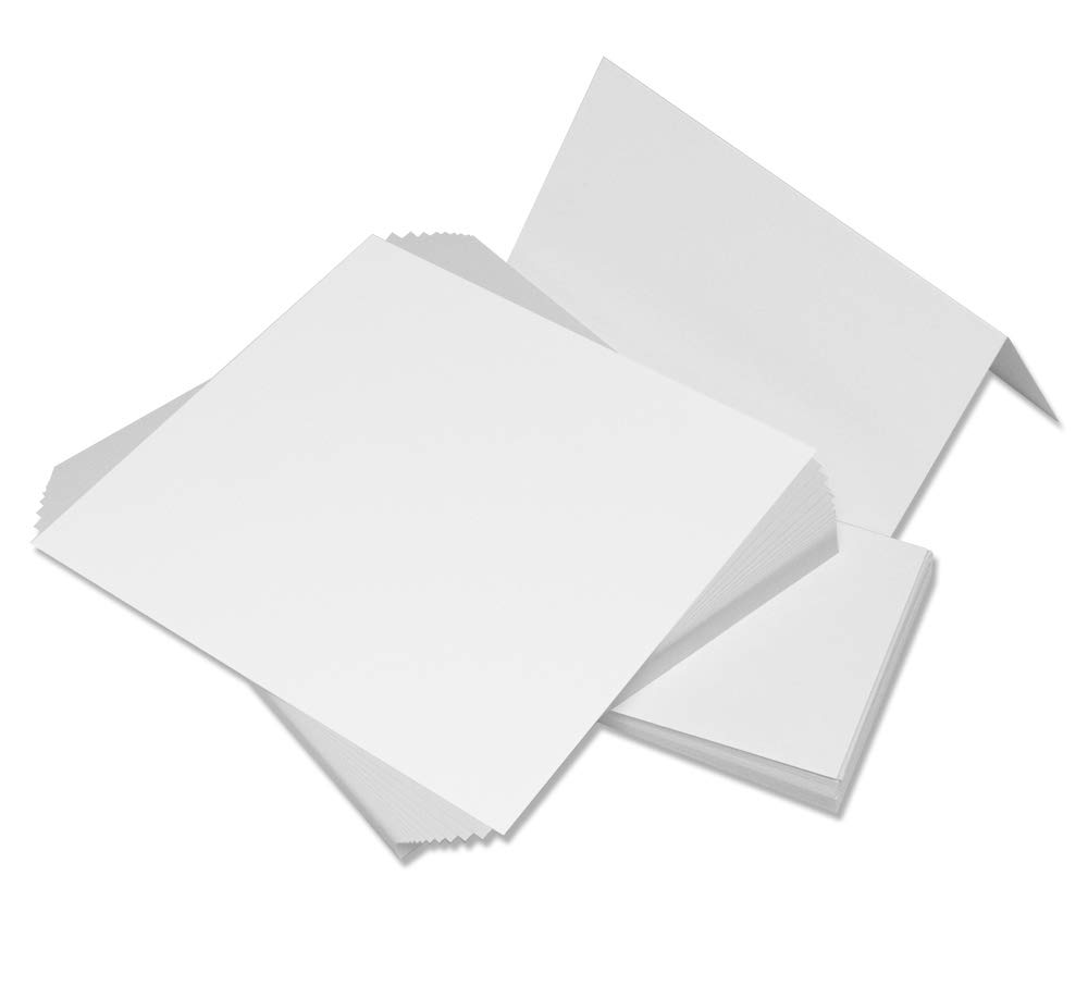 Craft UK 263 DL Card and Envelope pack of 50 - White,91 x 152 x 3.81 cm