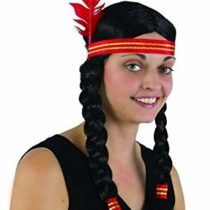 P 'tit clown – 86009 – Indian Plaits Wig – One Size