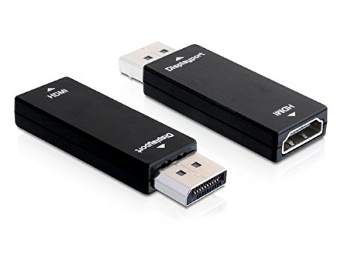 KOMQI Delock HDMI Adapter DisplayPort (20-Pin), Black - Image 2