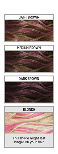 Colorista Hair Makeup Temporary Brunette Hair Colour, Mauve Purple, 30 ml (Pack of 1) - Image 4