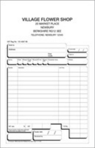 Rexel Twinlock Scribe 654 Sales Receipt 2 Part Refill ,White (Pack of 100)