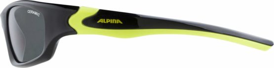 ALPINA Unisex-Youth, FLEXXY TEEN, sports glasses, black-neon-yellow / black, one size - Image 3