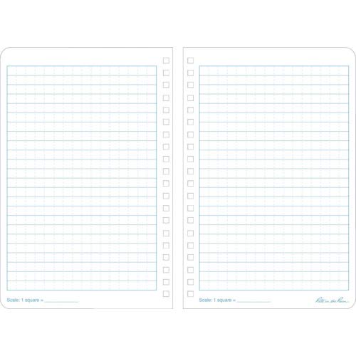 Rite In The Rain 373L Waterproof Paper Side Spiral Notepad Yellow Polydura Cover 64 Pages 12 Sheets Imperial and Metric Rulers - Image 3