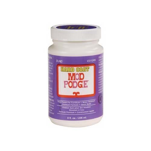Mod Podge 8 oz Hard Coat, 236 ml (Pack of 1), 8oz, 236.58 ml (Pack of 1)