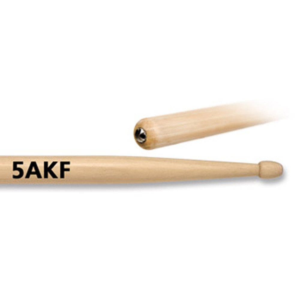 Vic FIrth - American Classic® Drumsticks 5AKF Kinetic Force - American Hickory - Wood Tip, Natural Wood - Image 2