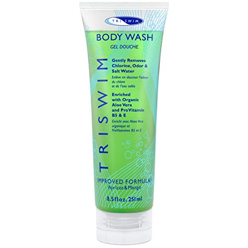 TRISWIM Moisturizing Chlorine Removing Body Wash For Swimmers Apricot