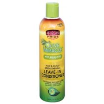African Pride Olive Miracle Anti-Breakage Leave-In Conditioner 355 ml/12 oz