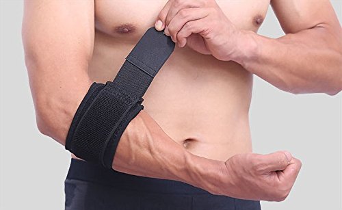 Essential Wellness Elbow Support - for Use with Tennis Elbow Golfers Elbow & RSI, Black, 60 g - Image 3