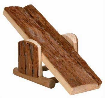 Trixie Natural Living Seesaw, 22 x 7 x 8 cm, brown, 1 Stück (1er Pack)