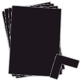 Daler-Rowney Graduate 1.25mm Thick A2 Cream Core Mountboard with a Smooth Black Surface Pack, 5 Boards, For Students and Displays - Image 2