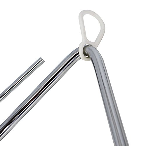 A-Star Traditional Metal Musical Triangle - 15cm/8inch with Metal Beater - Pack of 10, Silver, 10 Pack - Image 3
