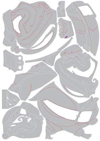 Sizzix Thinlits Die Set 664198, Tim Holtz, 11 Pack, Multi Colour, One Size, St Jolly Nick - Image 2