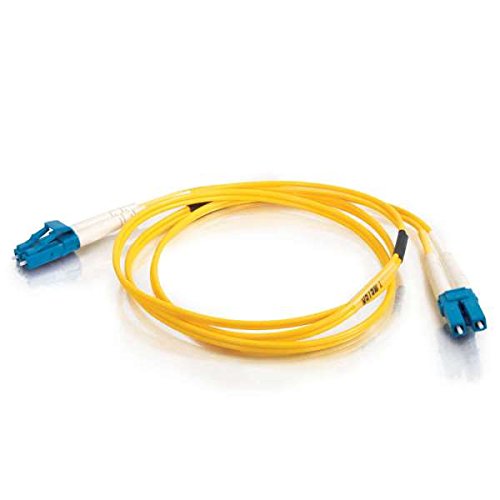C2G 20m Fibre/Fiber Optic Cable for Gigabit Ethernet Applications LC/LC LSZH Duplex Single-mode 9/125 SM Fibre - Image 2