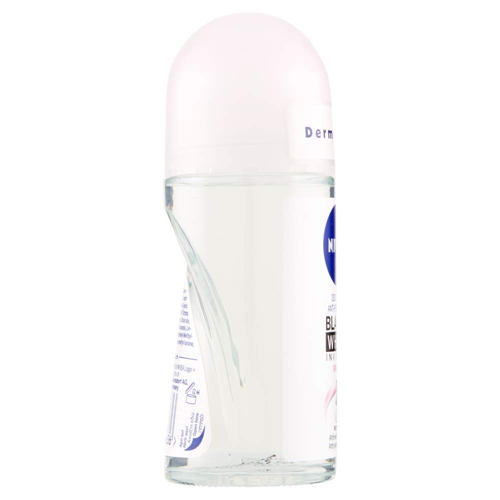Nivea Black & White Original Roll-On Deodorant, 6 x 50 ml, 50 ml (Pack of 6) - Image 4