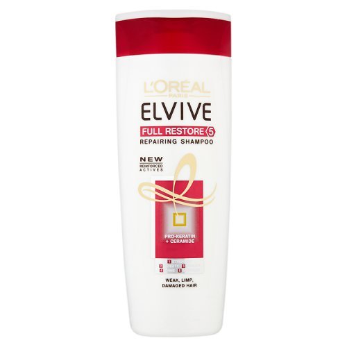 Elvive Haircare L'Oreal Full Restore 5 Shampoo, 400 ml, Pack of 6, 400 ml (Pack of 6)