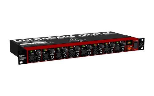 Behringer ADA8200 ADAT Audio Interface with MIDAS Preamps, 8 In/8 Out, and 24-Bit Conversion, Black - Image 3