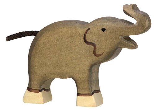 Holztiger Elephant Trunk Raised (Small), Wood