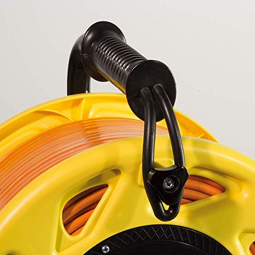 Logilink cq3060s 60m Network Cable Reel with 6A STP RJ45 Keystone Plugs, Orange - Image 3