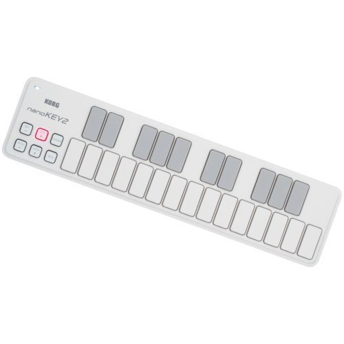 Korg - nanoKEY2 - USB MIDI Keyboard - 25 Key - White, 25-Key - Image 2
