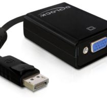 DeLOCK DisplayPort Male to 15 Pin Female VGA Adapter