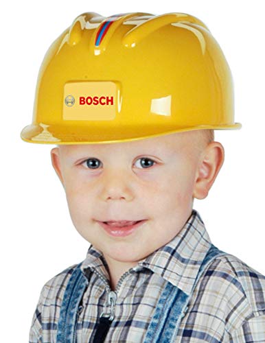 Theo Klein 8127 Bosch Safety Helmet I Toy Helmet in the Style of a Worker's Hard Hat I Adjustable Size I Dimensions: 25.8 cm x 19.5 cm x 11 cm I Toy for Children Aged 3 Years and up - Image 3
