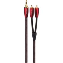 AudioQuest Golden Gate Audio Connection Cable 3.5 mm Gold Plated, 2 outputs RCA, 1 m