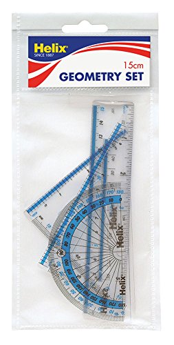 Helix 15cm Four Piece Geometry Set, white|black|clear - Image 2