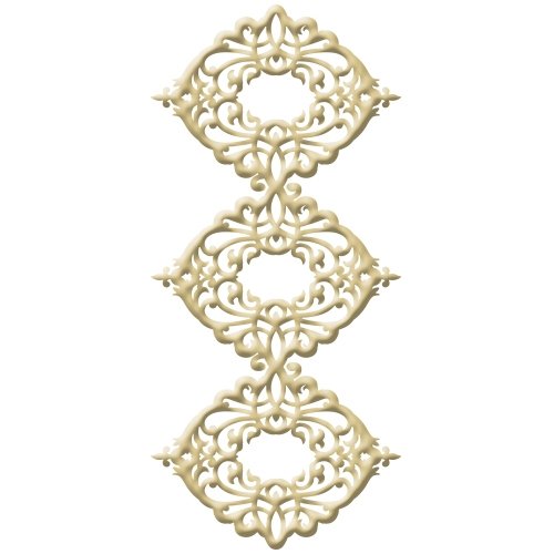 Spellbinders S4-439 Elizabeth Border Strip Die Template, Multi-colour