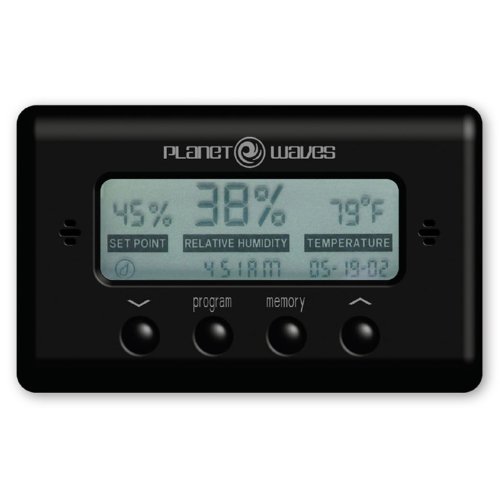 Planet Waves Hygrometer Humidity And Temperature Sensor, black