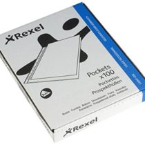 Rexel Superfine Top Opening Pocket Embossed Smudge Free with Thin Polypropylene Design (A4, Clear, Pack of 100)