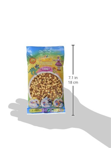 Hama 207-61 Midi Bead, Gold, 1000 pcs - Image 3