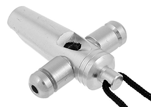 Meinl Percussion Samba Whistle Instrument - Samba Whistle With Lanyard - Musical Instrument - Aluminum, Silver (SW-1) - Image 4