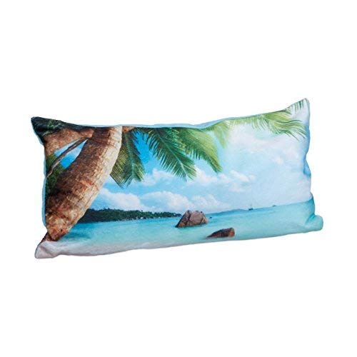 Relaxdays Bathtub Beach Pillow w/Motif