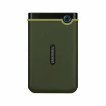 Transcend 1TB StoreJet 25M3G USB 3.1 Portable Hard Drive Rugged, Anti-Shock Resistant, Compact and Lightweight with Lightning-Fast Speeds and a One Touch Backup Button (Military Green) TS1TSJ25M3G