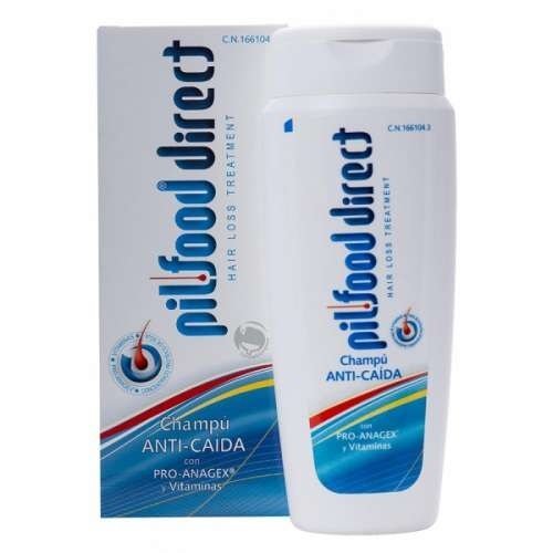Anti Hair Loss Shampoo with Pro-Anagex, Hyaluronic Acid and Betaine, Pilfood Direct Vegetable Shampoo 200 ml