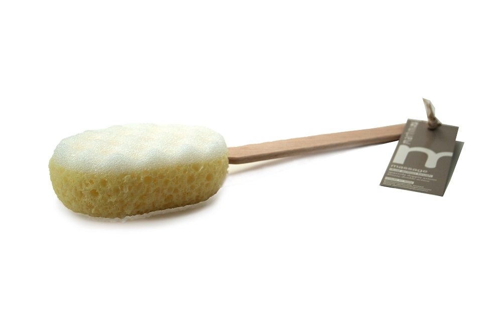 MartiniSPA Natural Massage Brush Regenerating Sponge and Massage - 65g, beige, 65 g (Confezione da 1)