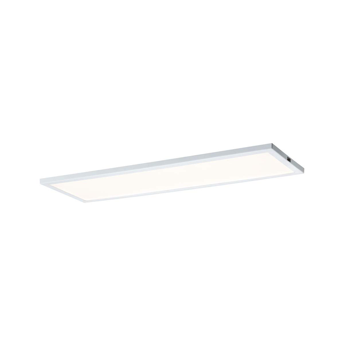 Paulmann 70777 LED Ace Under-Cabinet Panel 7.5W Light 2700 K Warm White LED Panel White 10x30 cm Extension with dimming Function and Touch Switch