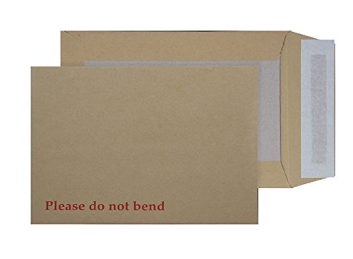 Blake Purely Packaging B4 352 x 250 mm Board Back Pocket Peel & Seal Envelopes (8112) Manilla - Pack of 125