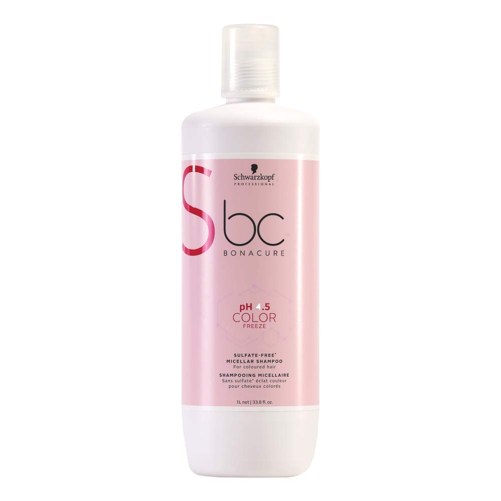 Schwarzkopf Professional Bonacure Color Freeze Ph 4.5 Micellar Sulfate Free Shampoo, Fresh, 1000 ml, no Colour, 1 l (Pack of 1) - Image 2