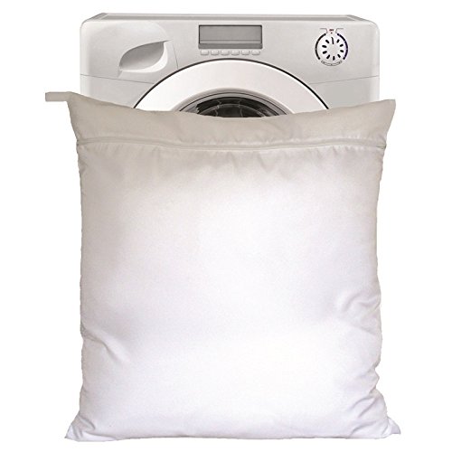 Moorlandrider Horsewear Wash Bag Jumbo White, Protects Washing Machine from Horse Hair