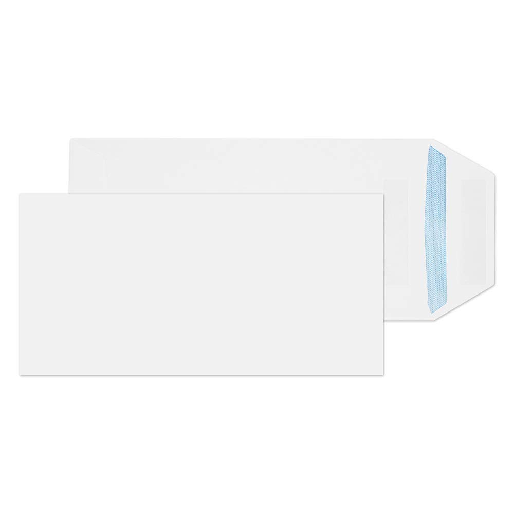 Blake Purely Everyday DL 220 x 110 mm 90 gsm Pocket Self Seal Envelopes (23788) White - Pack of 1000, DL - 220 x 110 mm