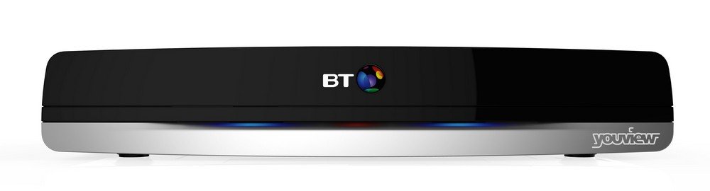 BT G4 YouView+ Smart 500 GB Freeview HD Digital TV Recorder Set Top Box, Black
