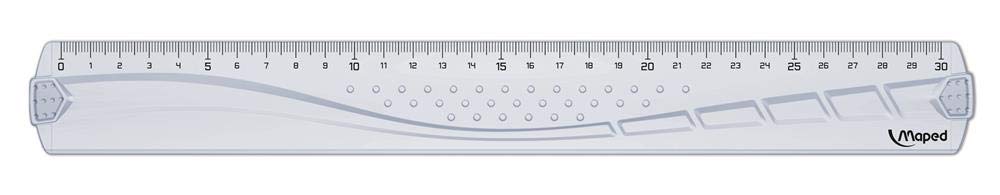 Maped 242767 - Kit of 4 Pieces (Ruler + Triangle + Square + Carrier), Units Contained: 1, Multicolored - Image 2