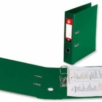 5 Star Office Lever Arch File Polypropylene Capacity 70mm A4 Green [Pack 10]