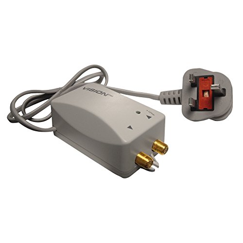 Vision V23 - 1201 100mA Power Supply Unit for TV Aerial Masthead Amplifier, Green