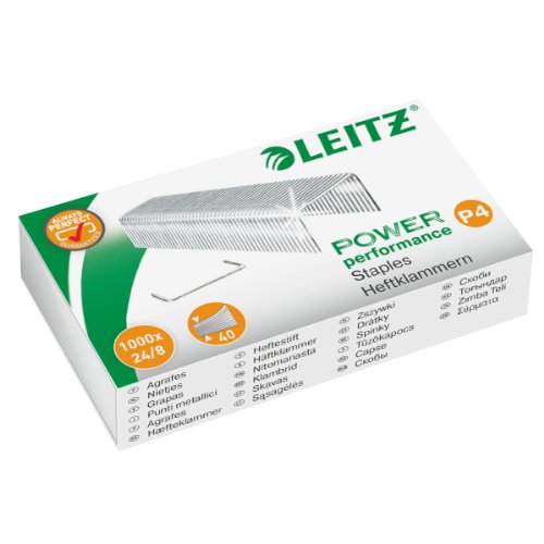 1000pc stainless steel Leitz Staples Zinc-Plated 24/8mm
