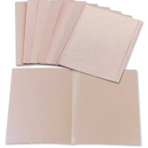 5 Star Office Square Cut Folder Non Punched Recycled 170gsm Kraft Foolscap Buff [Pack 100]