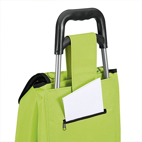 Metaltex Daphne Shopping Trolley with 2 Wheels, Metal, 120 x 60 x 6 cm 120x60x6 cm red, 100x65x20 cm - Image 3